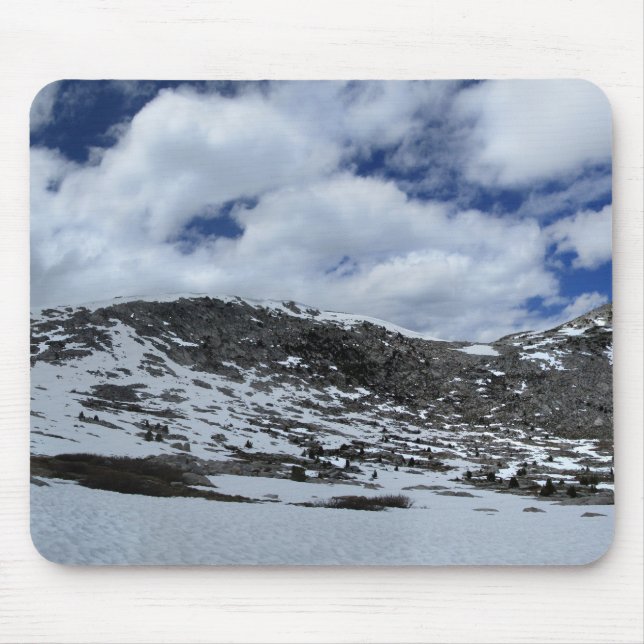 Mousepad Passagem de Donahue coberta por neve - John Muir T (Frente)