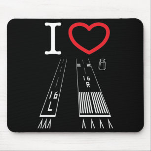 Mousepad Passagens do aeroporto Van Nuys 16L e 16R - Mousep
