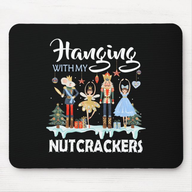 Mousepad Passando com meu Balé de Natal no Quadrado dos Noz (Frente)