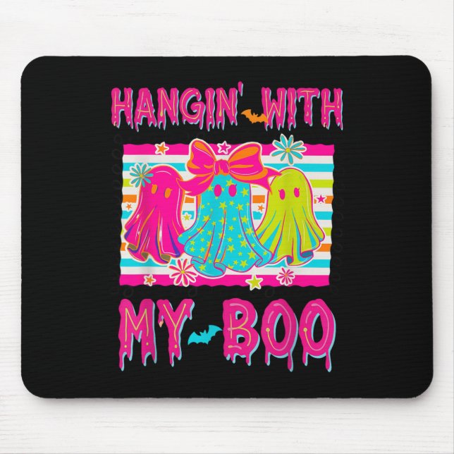 Mousepad Passando Com Meu Boos Fantasma De Disco No Hallowe (Frente)