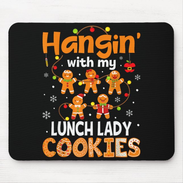 Mousepad Passando o Tempo Com Minha Senhora do Almoço Cooki (Frente)