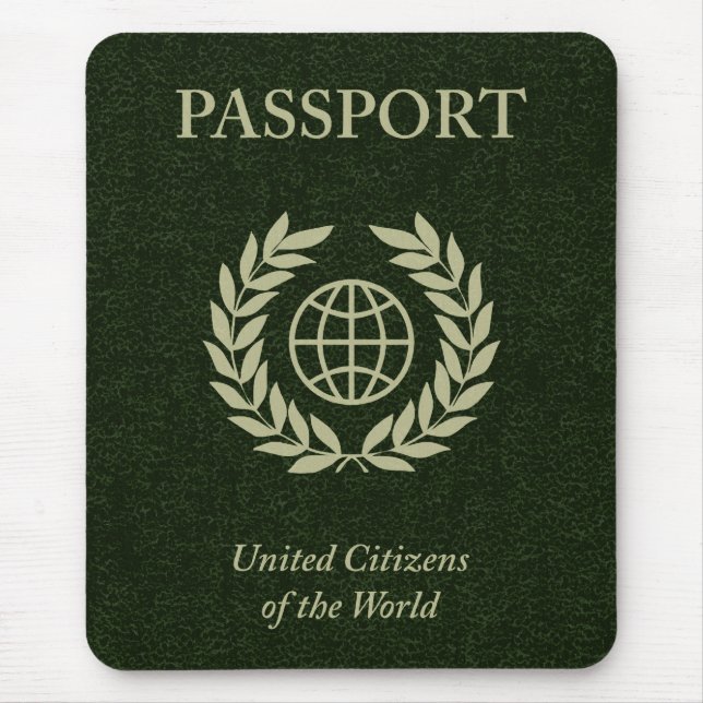 Mousepad passaporte verde (Frente)
