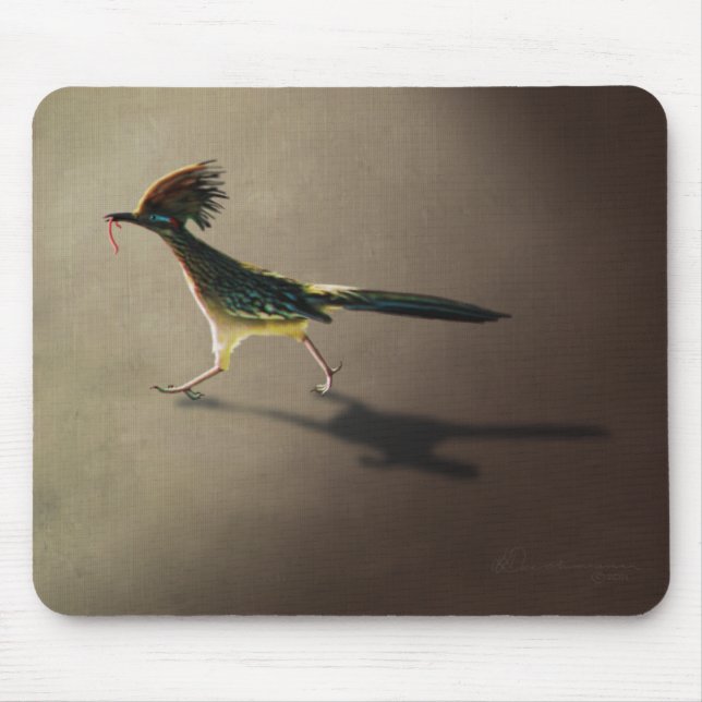 Mousepad Pássaro Anormal, Prato-do-Ouvido (Frente)