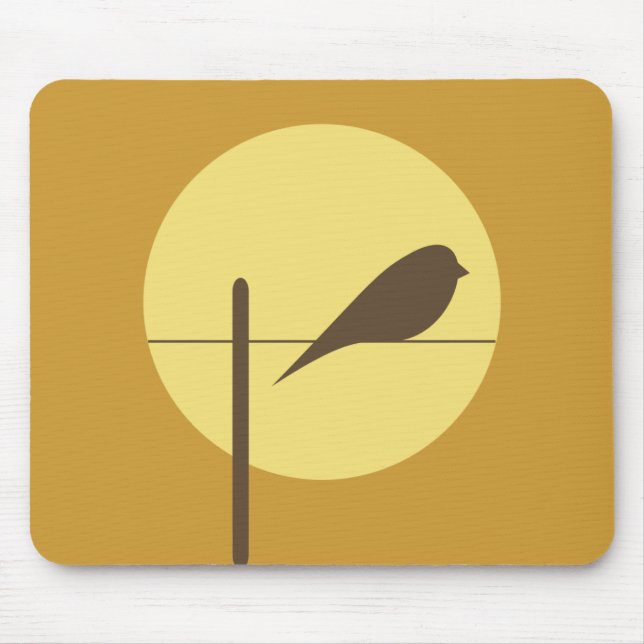 Mousepad Pássaro da lua (Frente)