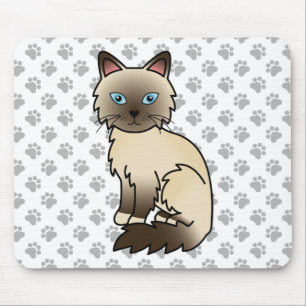 Mousepad Pássaro de Chocolate / Gato e patas
