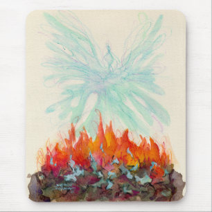Mousepad PÁSSARO de PHOENIX por SHARON SHARPE