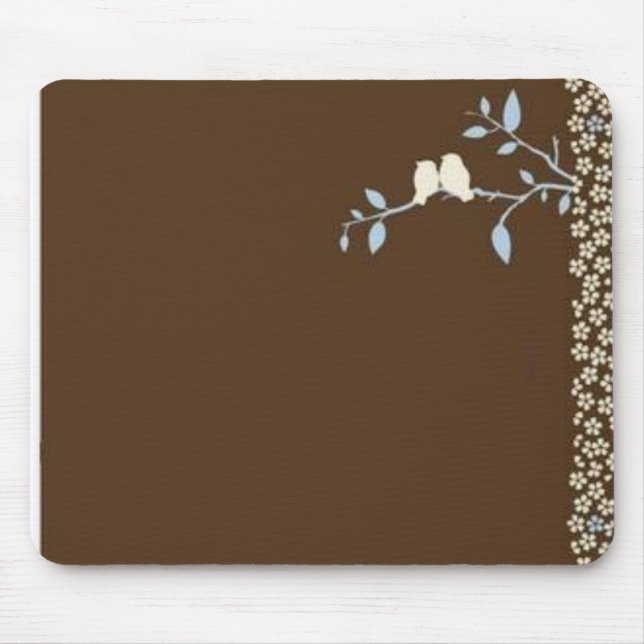 Mousepad pássaro marrom (Frente)