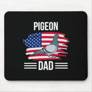 Mousepad Pássaro Nós Bandeira 4 De Julho Dia Dos Pais Pombo