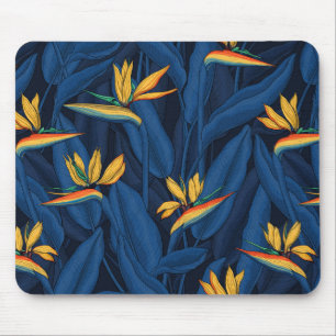 Mousepad Pássaro noturno do jardim do paraíso 2