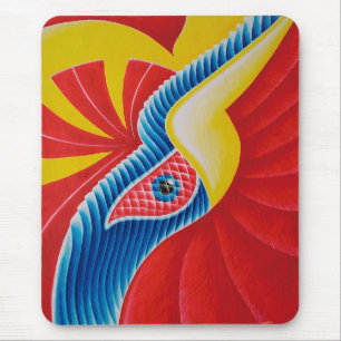 Mousepad pássaro serpente