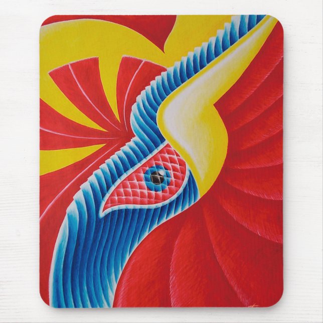 Mousepad pássaro serpente (Frente)