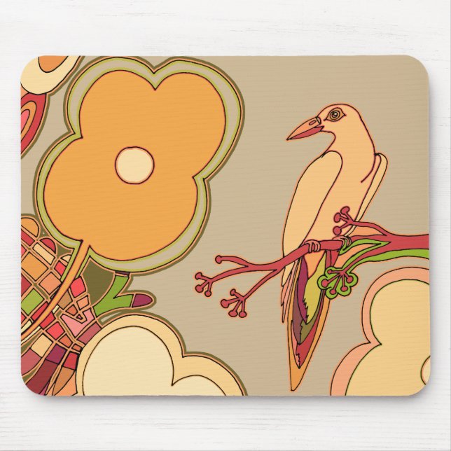 Mousepad Pássaros Caprichosos (Frente)