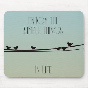 Mousepad Pássaros de Coisas Simples