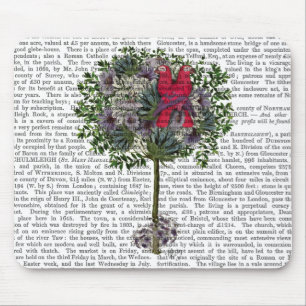 Mousepad Pássaros do Amor em uma Árvore