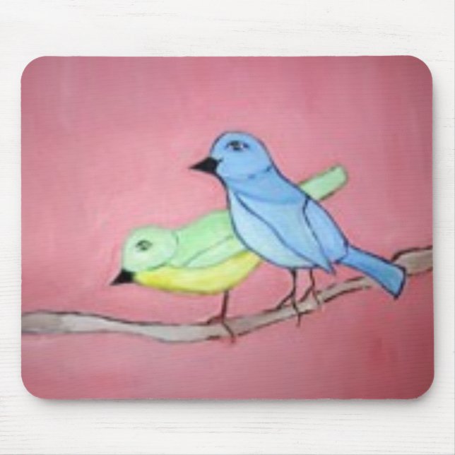 Mousepad pássaros pelo mundo de eric (Frente)