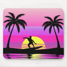 Passeie pelas Ondas – Pôr do Sol Roxo de Surf Mous