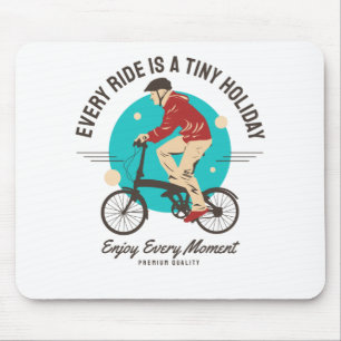Mousepad Passeio de bicicleta - Aproveite a cada momento