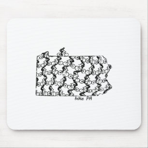 Mousepad Passeio de Bicicleta Pensilvânia Ciclismo Ciclismo