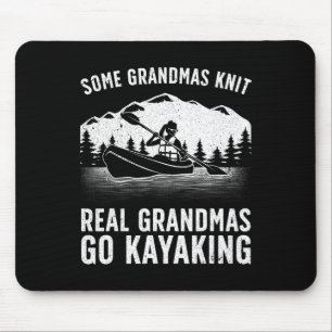 Mousepad Passeio de Caiaque Legal Para Vovó Mãe Caiaqueira
