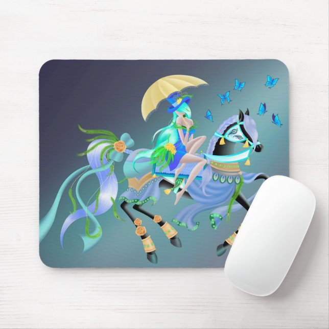 Mousepad Passeio de Cavalo Encantado  (Com mouse)