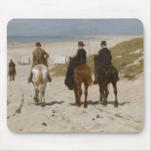 Mousepad Passeio na praia - malva da manhã de Anton