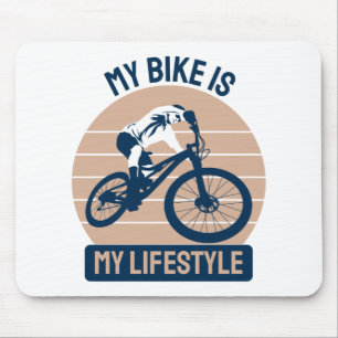 Mousepad Passo Bicicleta - A Minha Bicicleta É O Meu Estilo