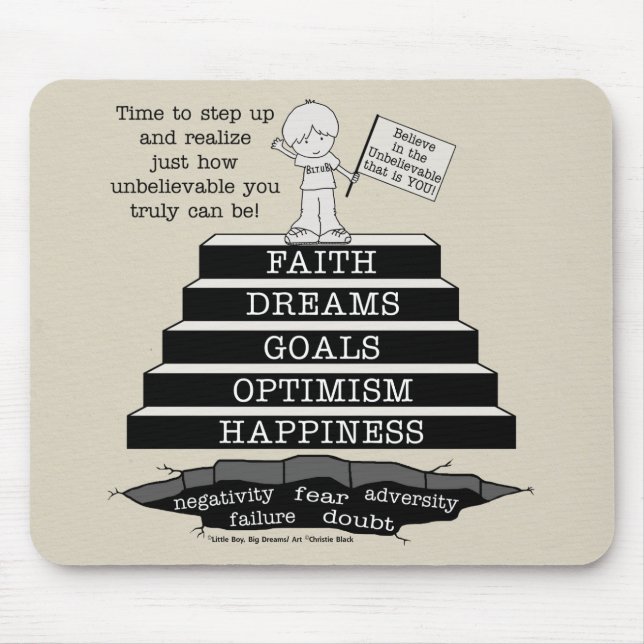 Mousepad Passo para cima (Frente)