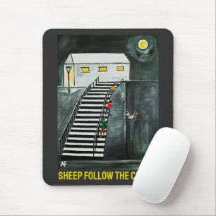 Mousepad Passos Desnecessários Pintura de Alfred Fox