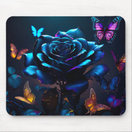 Mousepad Pasta azul do mouse místico