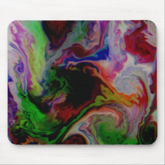 Mousepad Pasta colorida do rato artístico