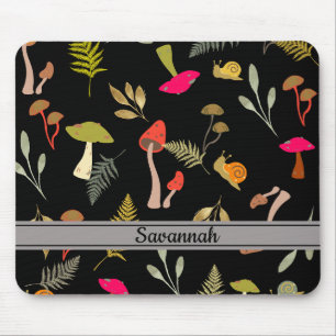 Mousepad Pasta de Mão Botânica do Cogumelo