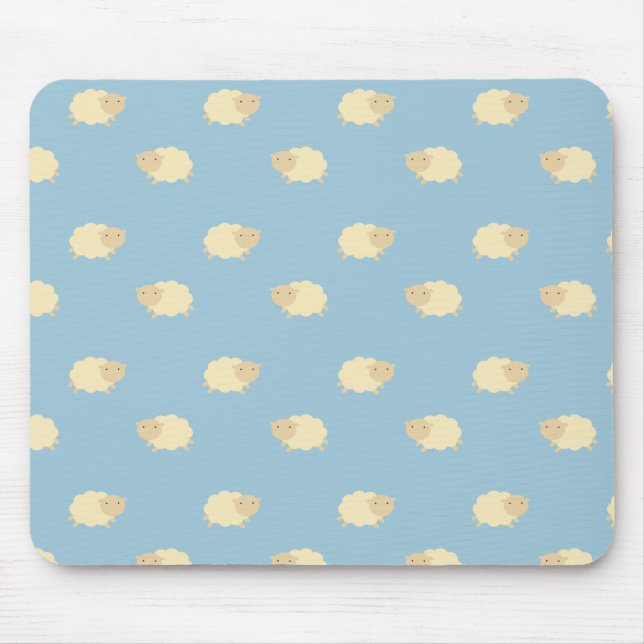 Mousepad Pasta de Mão-de-Ovelha Bonita (Frente)