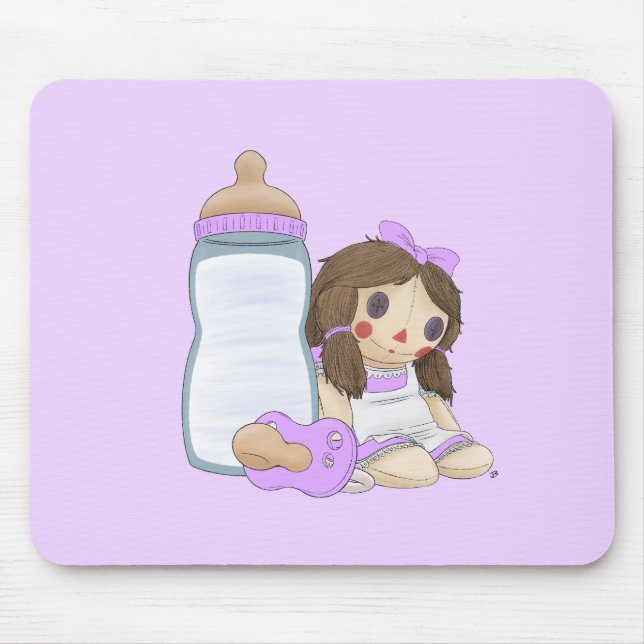 Mousepad Pasta de memória colorida calibrável personalizáve (Frente)