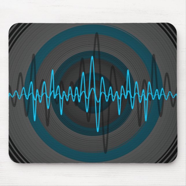Mousepad Pasta de mouse azul claro e escuro (Frente)