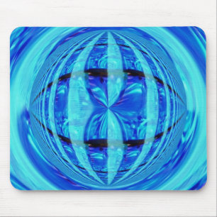 Mousepad Pasta de mouse azul orb (horizontal)