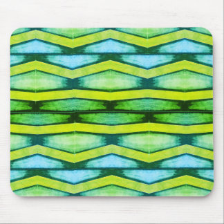 Mousepad "Pasta de mouse Chevron azul e verde