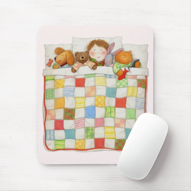 Mousepad Pasta de Mouse COZY QUILT - Rosa (Com mouse)