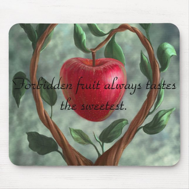 Mousepad Pasta de mouse de Fruta proibida (Frente)
