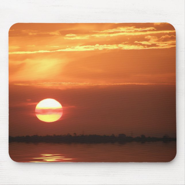 Mousepad Pasta de Mouse do Horizonte Sunset (Frente)