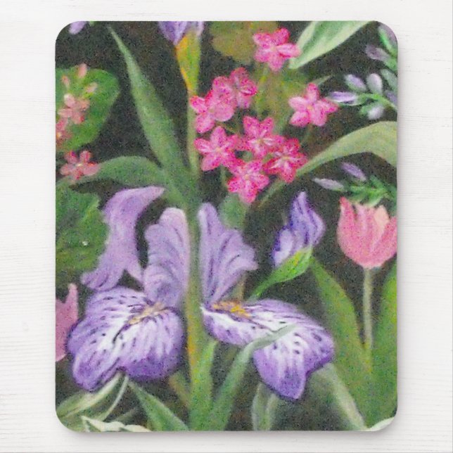 Mousepad Pasta de mouse Iris Garden (Frente)