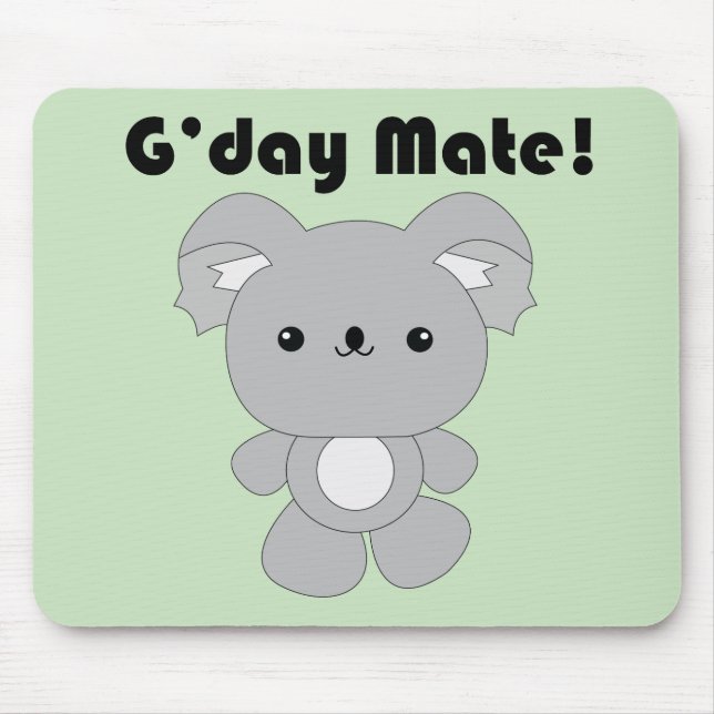 Mousepad Pasta de mouse Kawaii Koala (Frente)