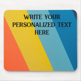 Mousepad Pasta de mouse multicores personalizável