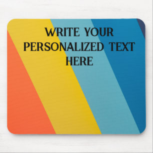 Mousepad Pasta de mouse multicores personalizável