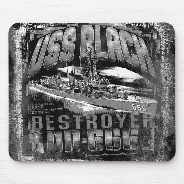 Mousepad Pasta de Mouse Preto do Destruidor (Frente)