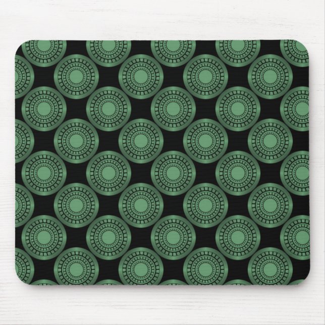Mousepad Pasta de Mouse Ultramoderna, Verde de Clover (Frente)