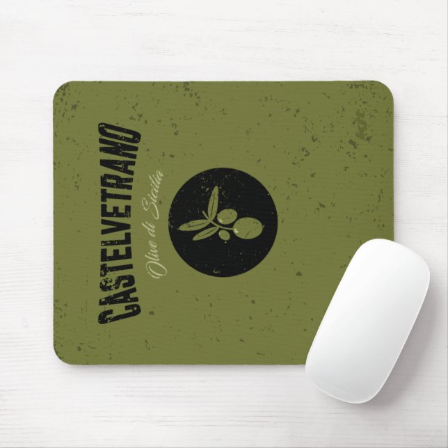 Mousepad Pasta de rato Castelvetrano Olives di Sicilia (Com mouse)