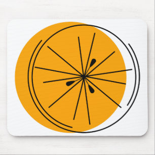 Mousepad Pasta de rato Citrus Orange
