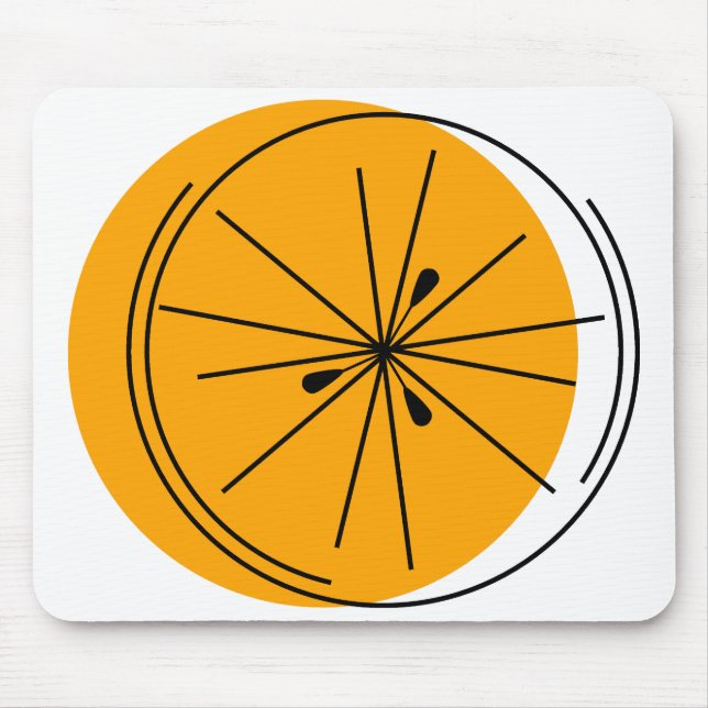 Mousepad Pasta de rato Citrus Orange (Frente)