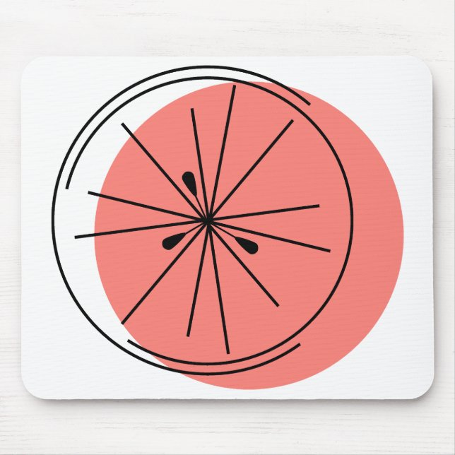 Mousepad Pasta de rato Citrus Pink (Frente)