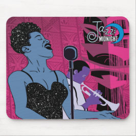 Mousepad Pasta de rato da meia-noite do Jazz